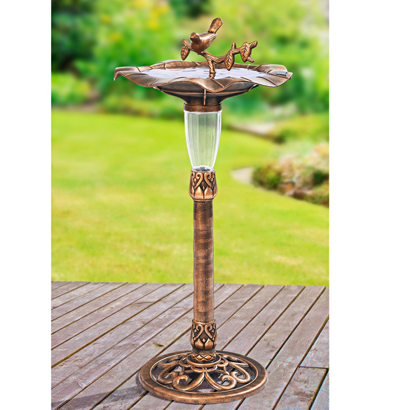 Wiggler D'eau De Bain D'oiseaux, Wiggler D'eau Solaire - Agitateur D'eau En Acier Inoxydable Pour Bain D'oiseaux à énergie Solaire - Décoration