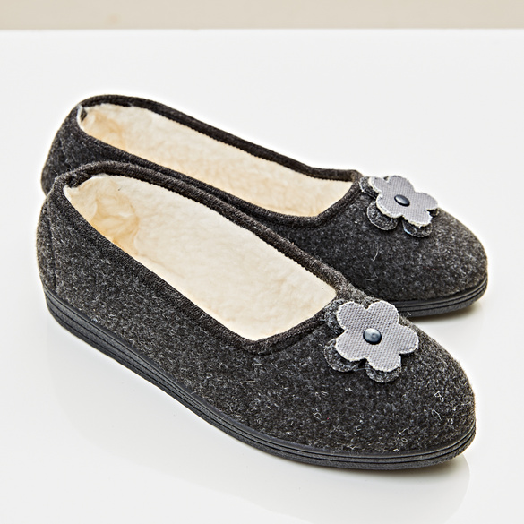 Ballerines chaudes, gris