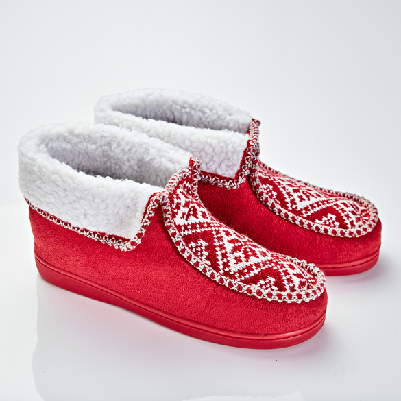 Chaussons, rouge