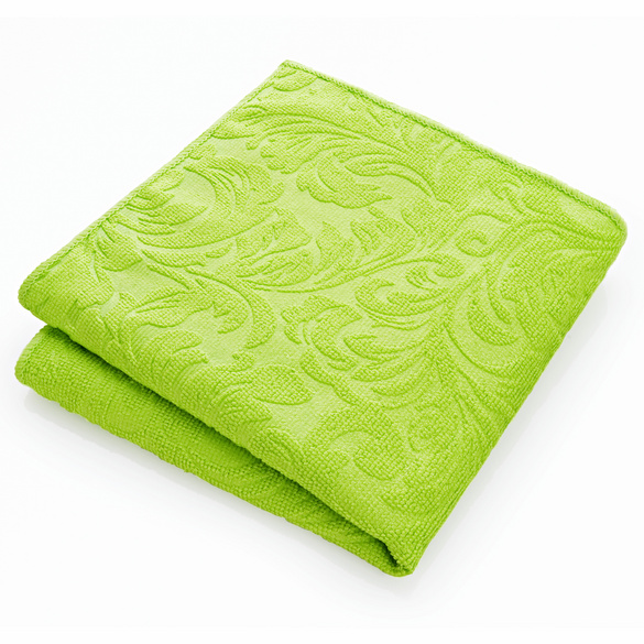 Chiffon en microfibre, vert 40x40cm