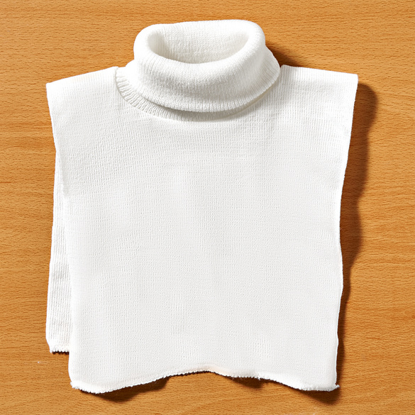 Col roulé, écru