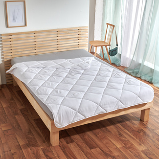 Surmatelas Mémoire De Forme 7 Cm - Gel Rafraîchissant Et 10 Zones De Confort - Housse Lavable