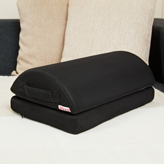 Coussin Gonflable Pour Surélévation Des Jambes - Noir, PVC, Soulagement Musculaire, Réglable En Fermeté - 3