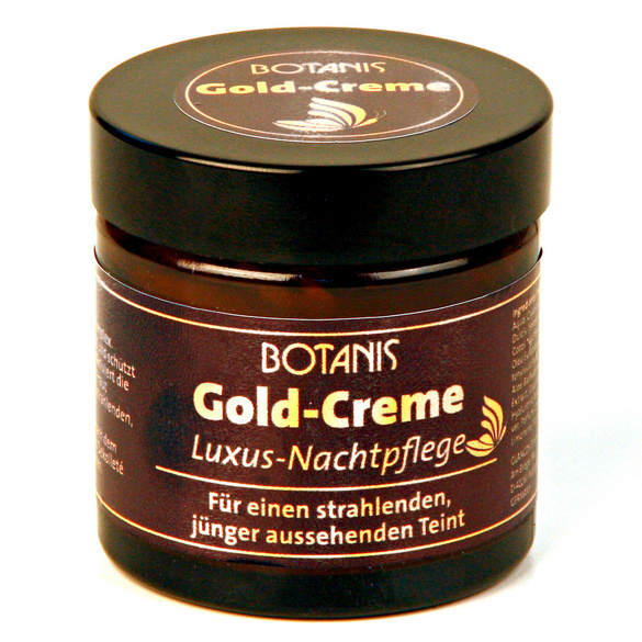 Crème de nuit aux extraits d'or