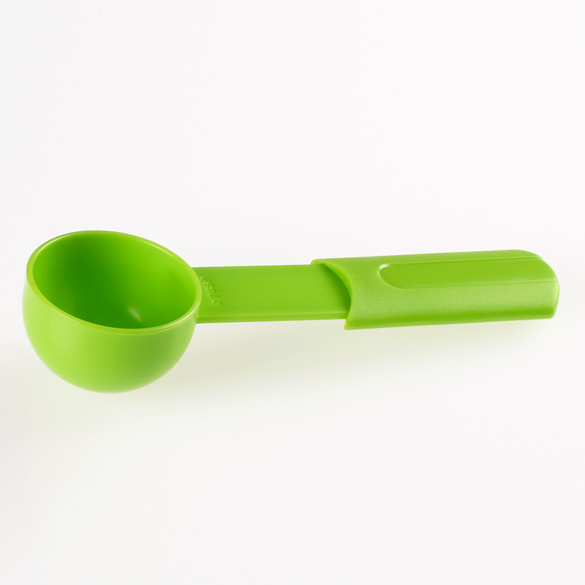 Cuillère à café extensible, vert