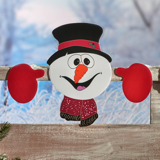 Renne et Père Noël Animatronique Effet Casse Vitrage