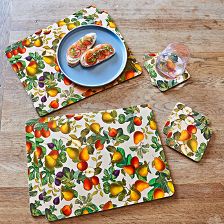 Set Tablier Cuisine + Manique + Isolant Motif Floral - Kit Complet Pour Pâtisserie