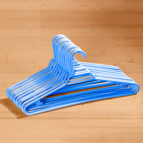 Lot de 10 cintres, bleu