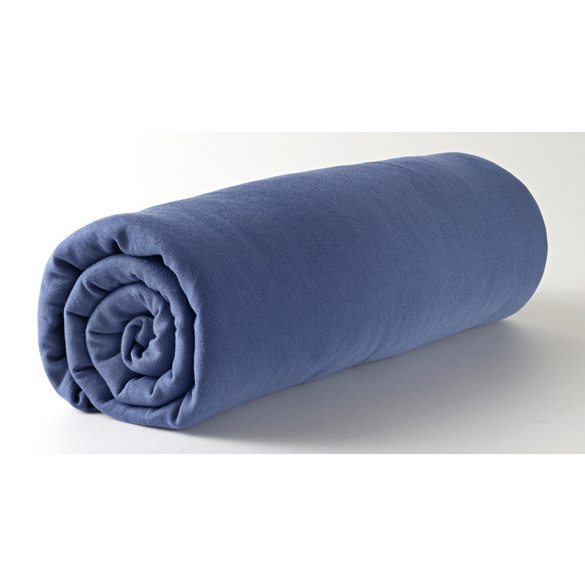 Lot de 2 draps-housses, bleu foncé
