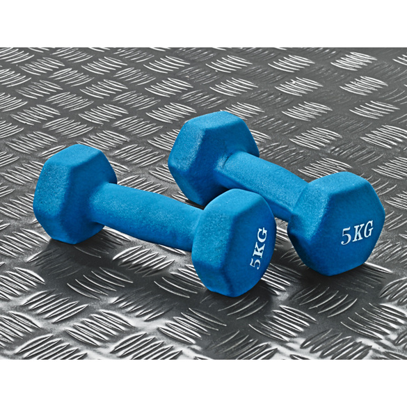 Lot de 2 haltères 5 kg