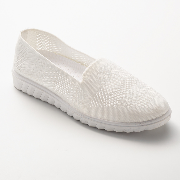 Mocassins, blanc