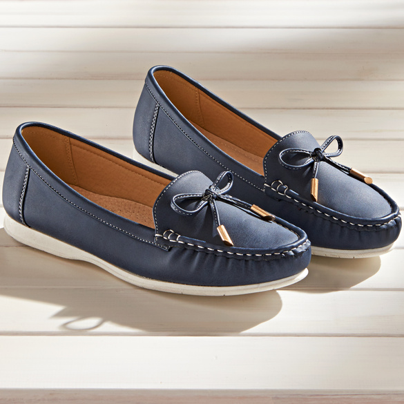 Mocassins, bleu marine