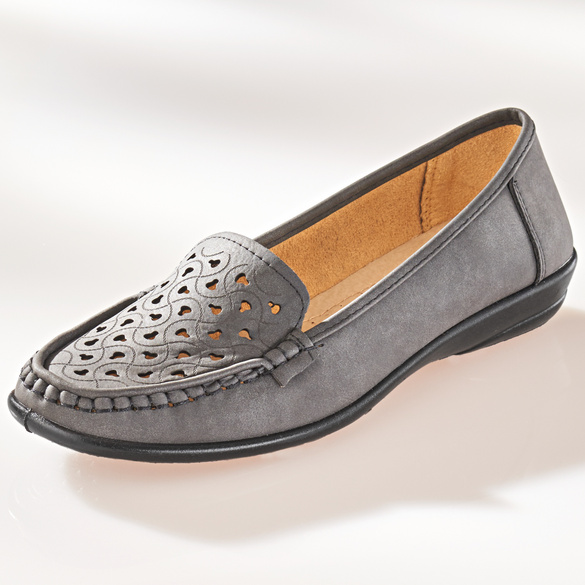Mocassins, gris