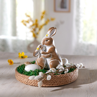 Guirlande lumineuse avec figurines de Pâques