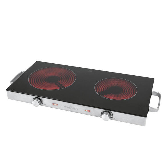 Proficook Plaque De Cuisson Double Vitrocéramique Pc-Dkp 1211 Profi Cook