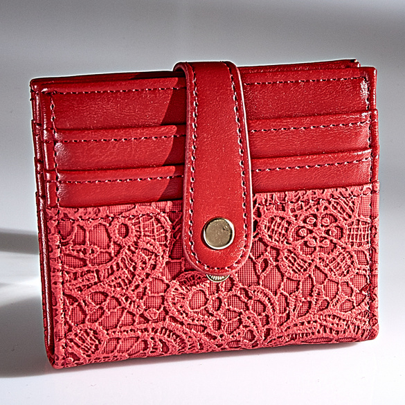 Porte-cartes, rouge