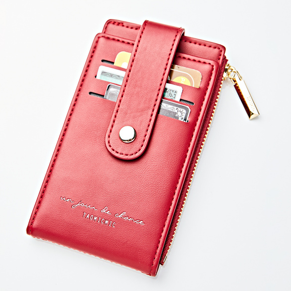 Porte-cartes, rouge
