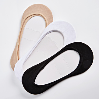 Protège-pieds avec rembourrage, 3 paires noir + blanc + chair Protège-pieds avec rembourrage, 3 paires noir + blanc + chair