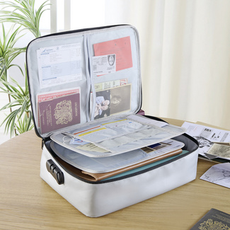 Lot De 4 Pochettes De Voyage Transparentes Zippées - Étiquetées Médicaments, Chargeurs, Docs, Snacks