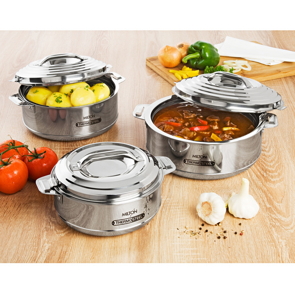Saladier isotherme en inox, 1 000ml