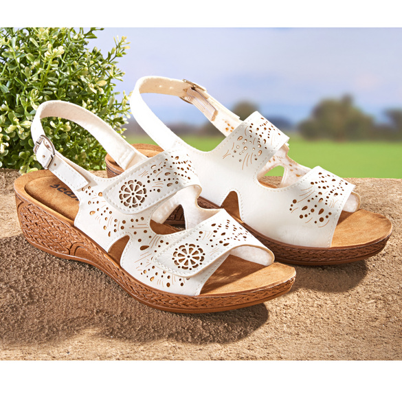 Sandales, blanc