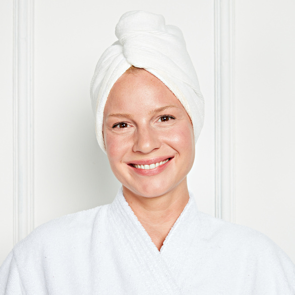 Serviette sèche-cheveux