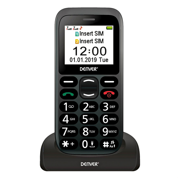Téléphone Portable Senior Simple Avec Radio FM - Profoon PM280, Facile à Utiliser, Livraison Rapide