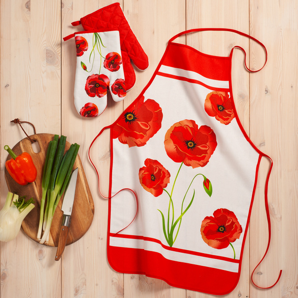 Tablier Coquelicots Basilico