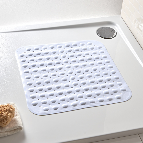 Tapis pour douche, blanc Vitrine Magique