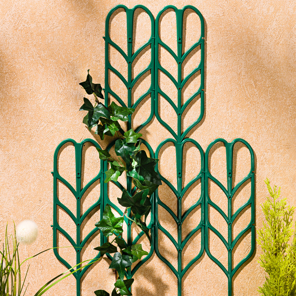 Treillages en plastique pour plantes grimpantes, lot de 6