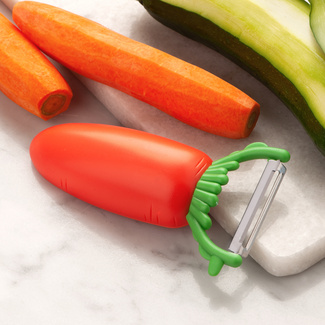 OXO Good Grips – Éplucheur de préparation pour grands légumes - Économe à  légumes en inox - Noir et violet