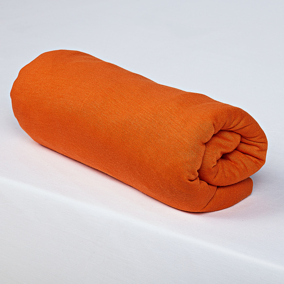 Drap-housse, terracotta 160 x 200 cm