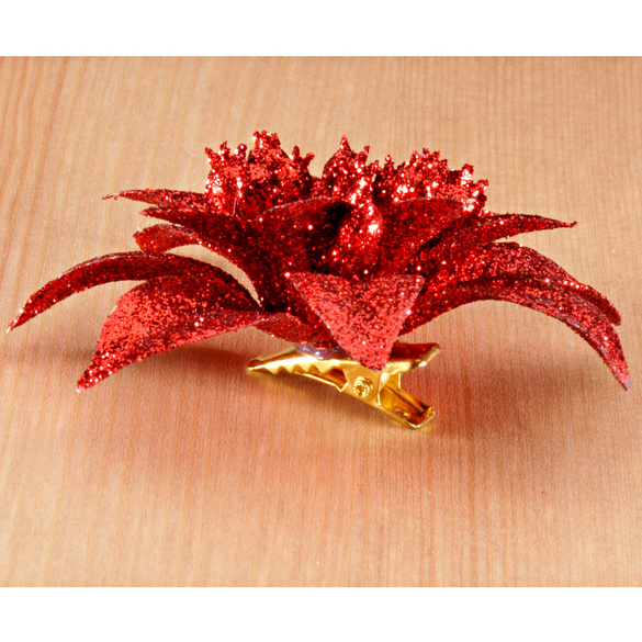 Lot de 6 fleurs avec clip