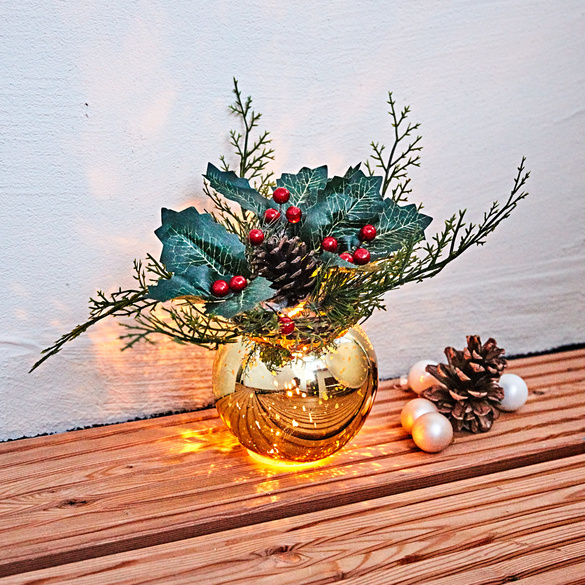 Boule à LED avec baies