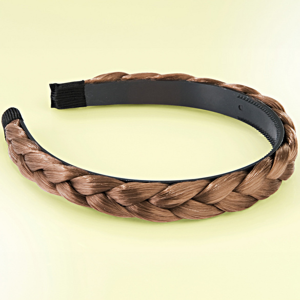 Serre-tête, châtain clair  largeur 1,8 cm