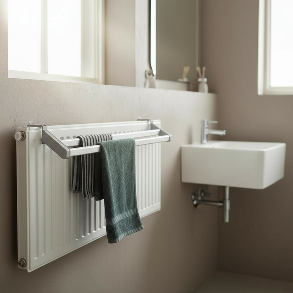 Séchoir pour radiateur, 2 rangées