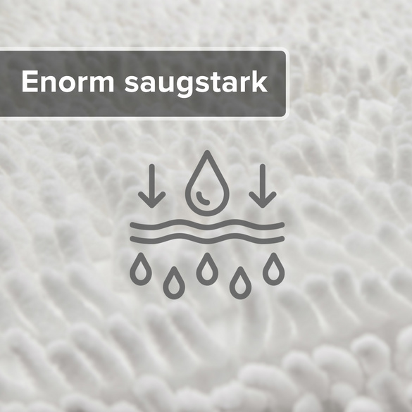 Tapis ultra-doux, crème