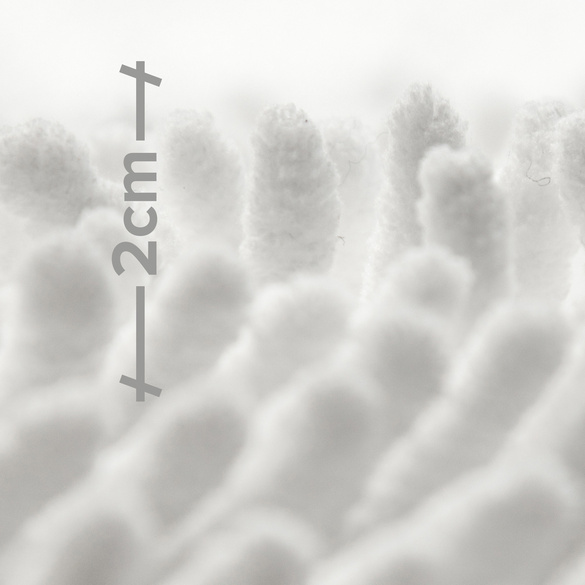 Tapis ultra-doux, crème