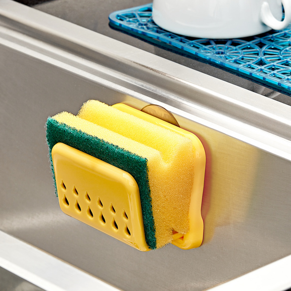 Support à ventouses pour éponges