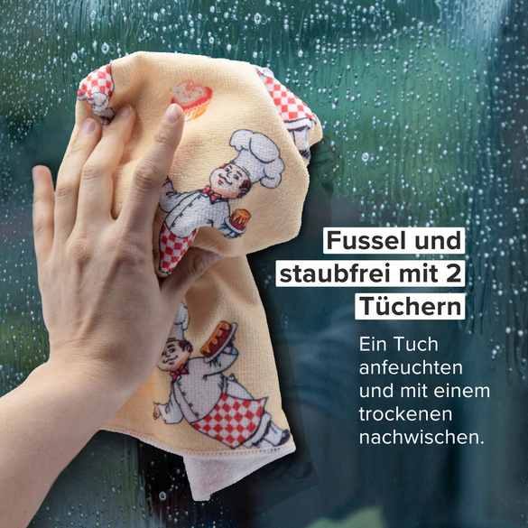 Torchons en microfibre Chef de cuisine, lot de 6