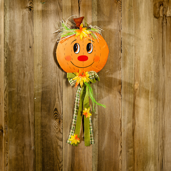 Déco de porte "Citrouille"