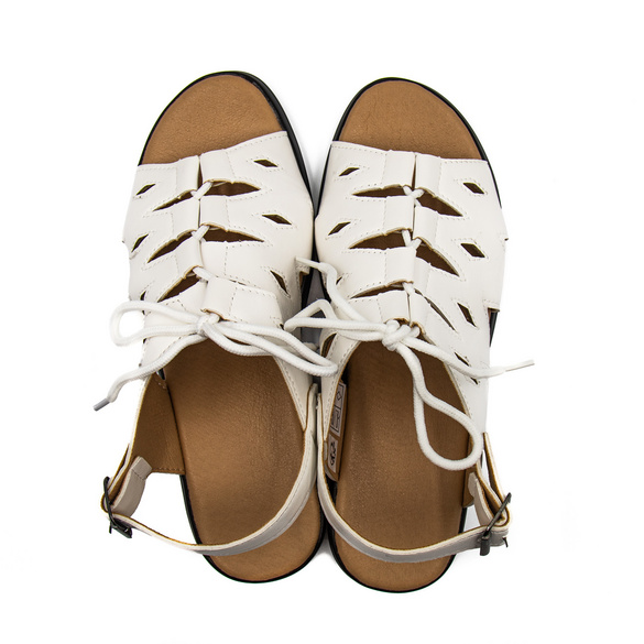Sandales, blanc