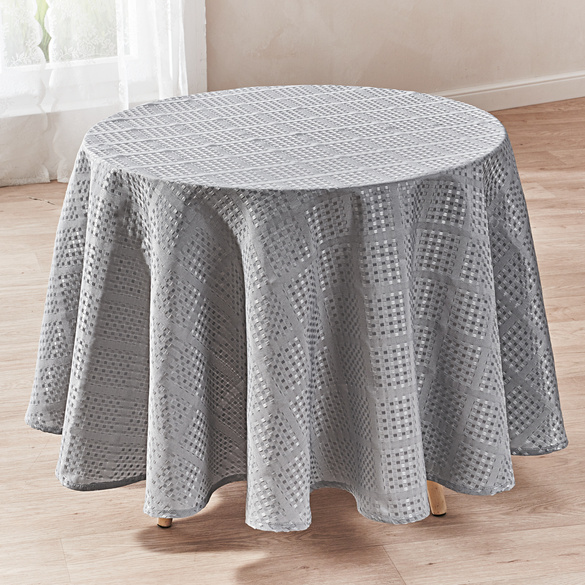 Nappe gris argent, Ø 140 cm
