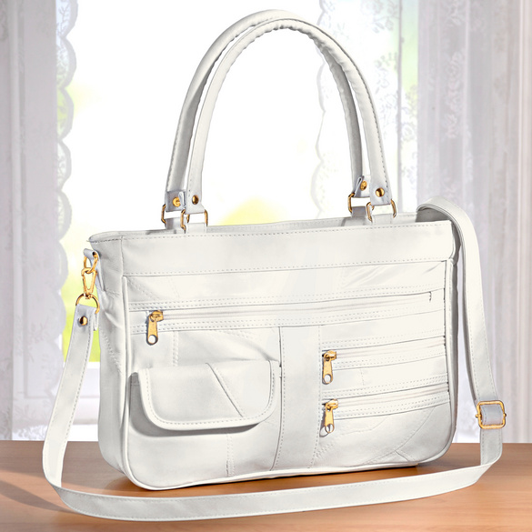 Sac patchwork, blanc