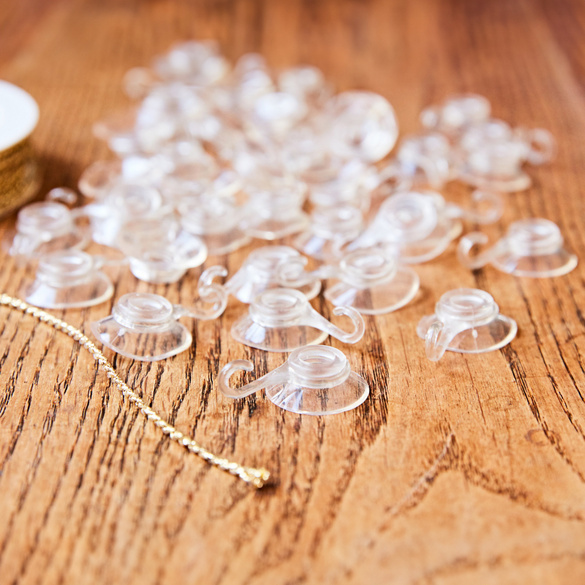 Lot de 50 crochets à ventouse