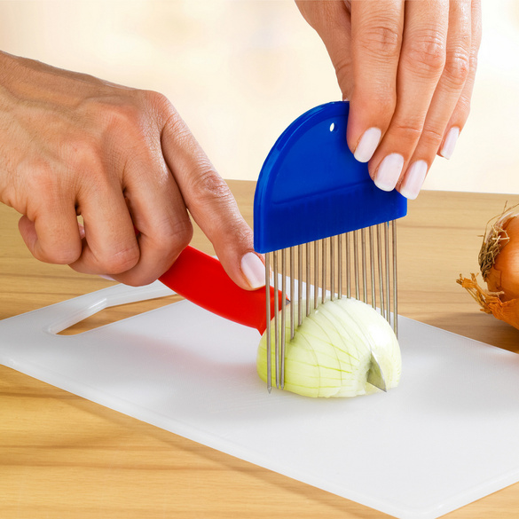 Coupe-oignon, bleu
