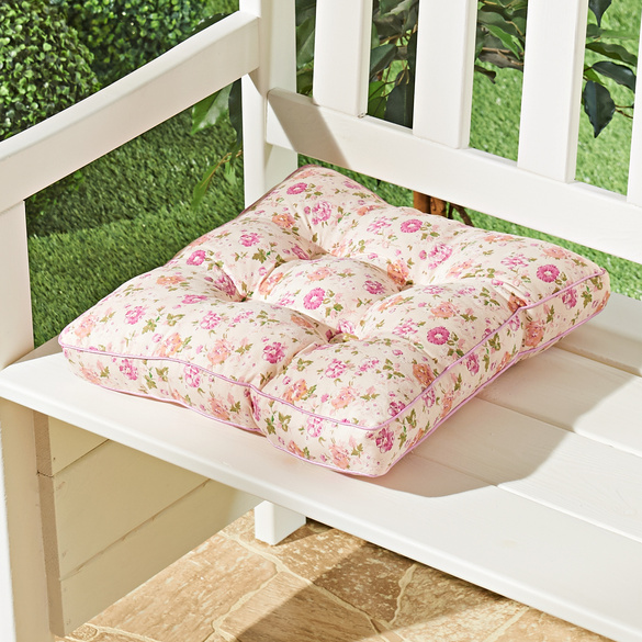 Coussin rehausseur, à fleurs