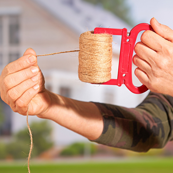 Dévidoir avec ficelle en chanvre