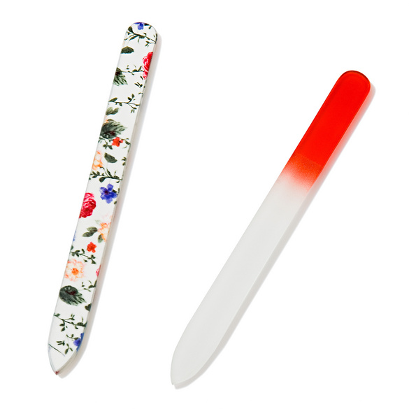 Lot de 2 limes à ongles en verre