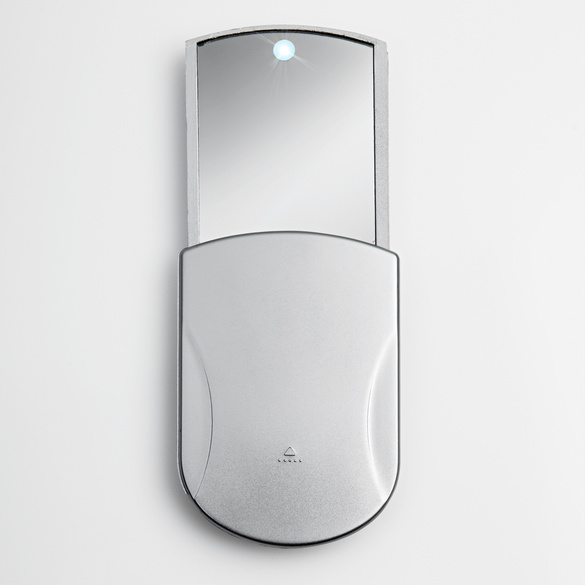 Miroir de poche avec LED